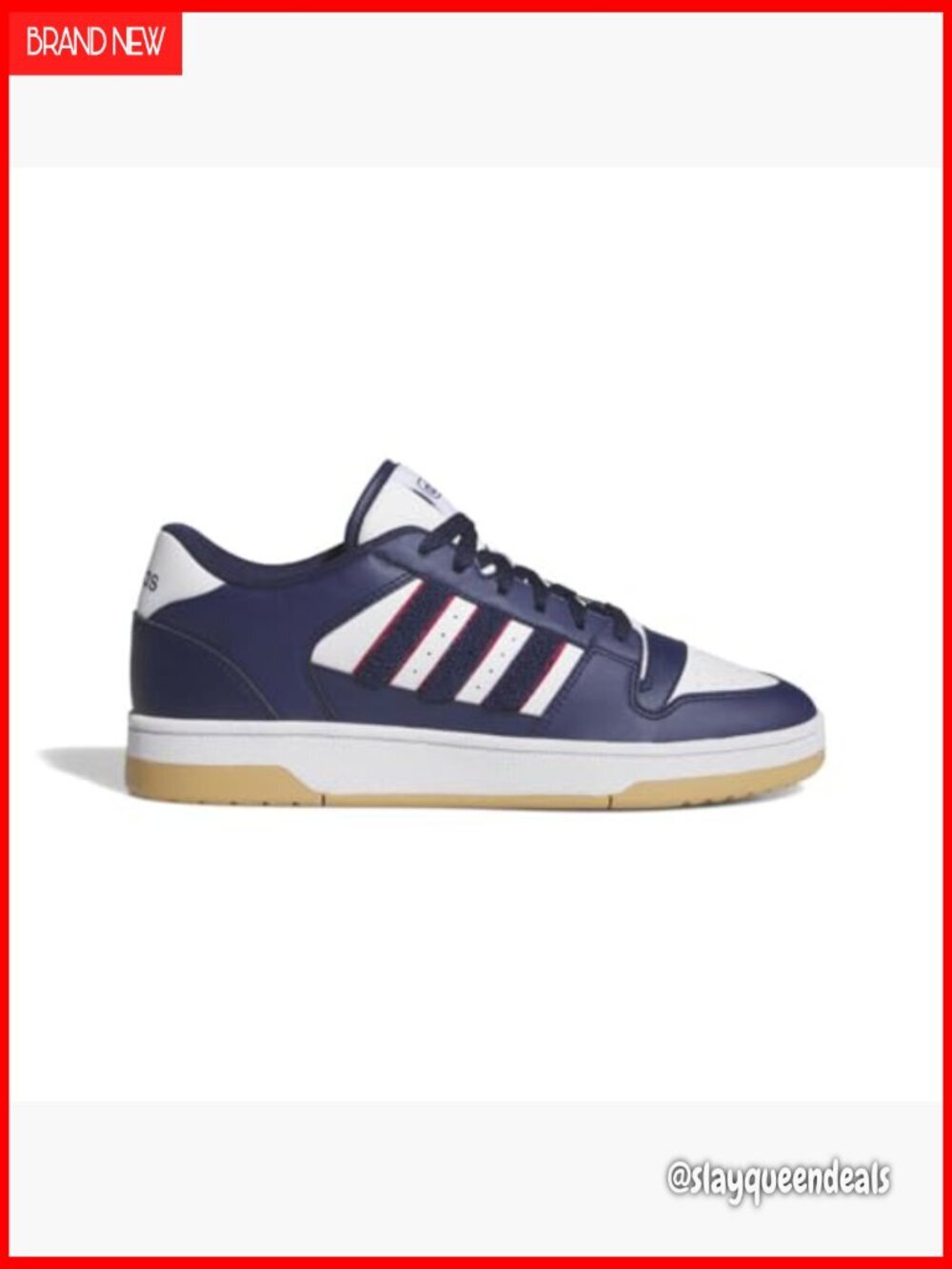 Low Top Sneakers Basketball Inspired Lace Up Athletic Shoes - Picture 4 of 4